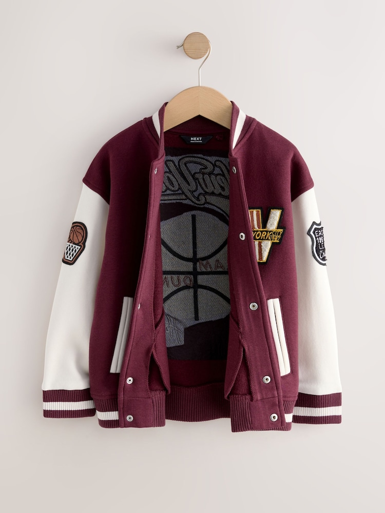 Rojo baya - Chaqueta bomber con estampado gráfico (3-16 años) - Imagen 2 de 7