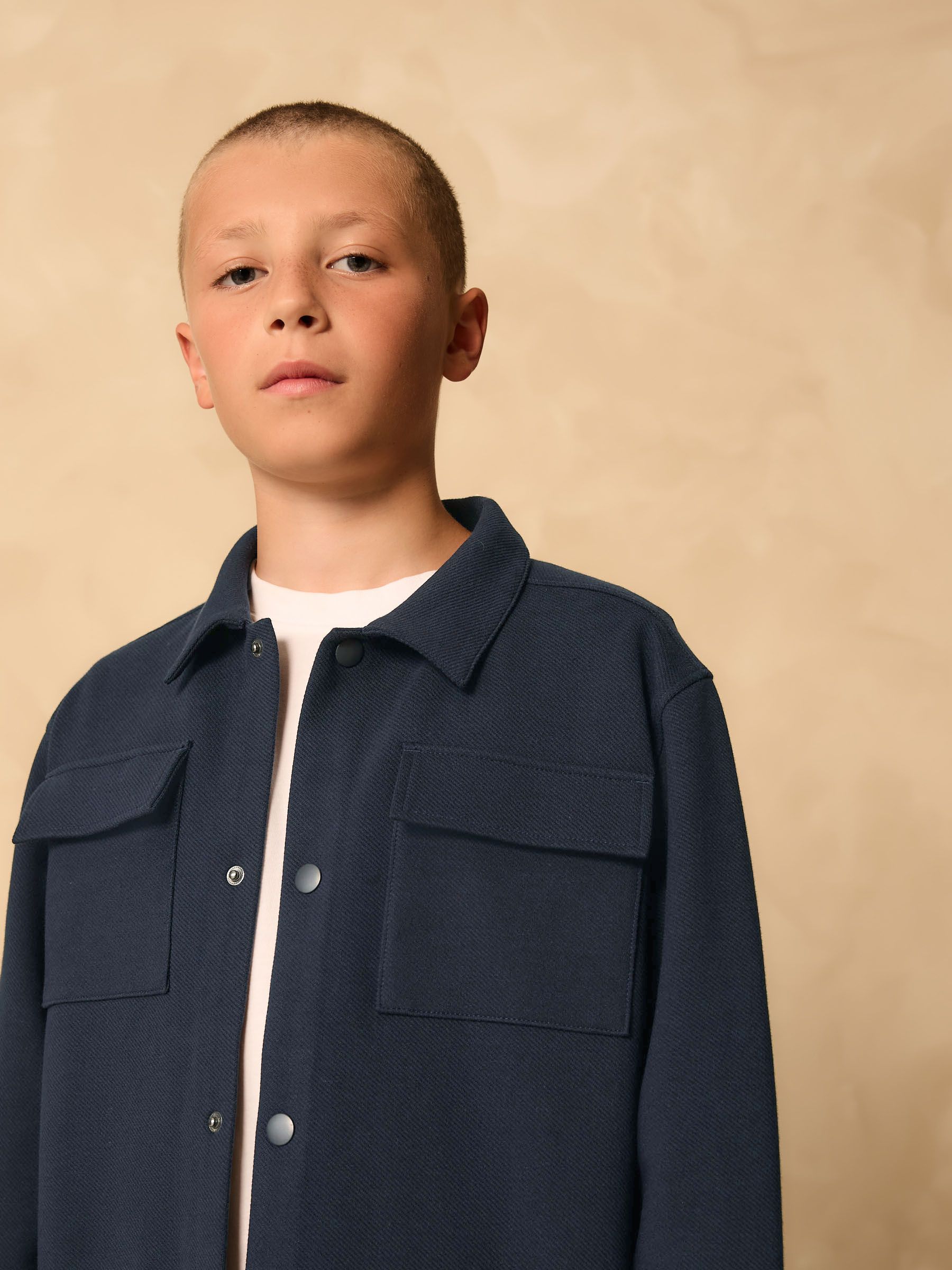 Buy Navy Smart Shacket (3-16yrs) from the Next UK online shop