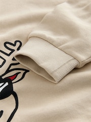 Beige Christmas Crew Sweatshirt (3-16yrs) - Image 4 of 5