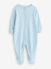 Blue Of Stripe Sleepsuits 2 Pack - Image 2 of 3