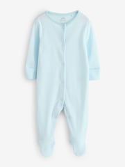 Blue Of Stripe Sleepsuits 2 Pack - Image 3 of 3
