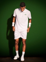 adidas White Tennis Pro Climacool Free Lift Polo Shirt - Image 1 of 4
