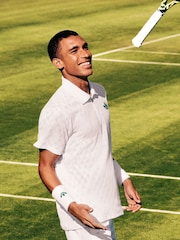 adidas White Tennis Pro Climacool Free Lift Polo Shirt - Image 4 of 4