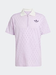 adidas Plum Purple Tennis Pro Climacool Free Lift Polo Shirt - Image 6 of 6