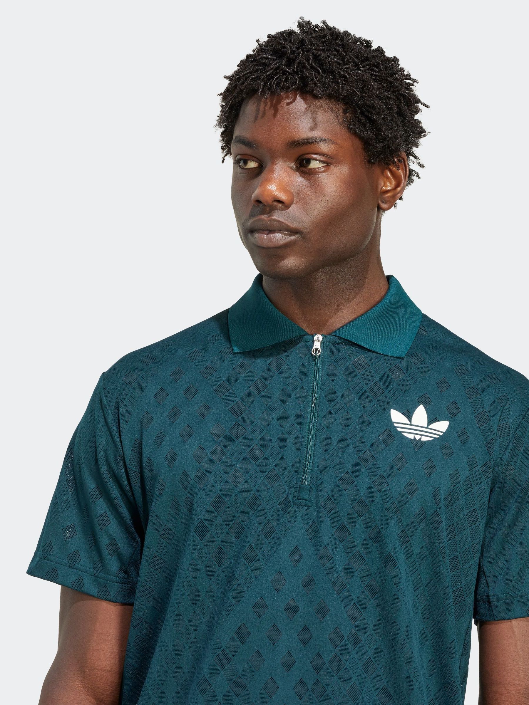 Buy adidas Dark Green Tennis Pro Climacool Free Lift Polo Shirt