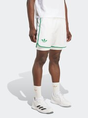 adidas White Tennis Climacool Shorts Set - Image 3 of 6