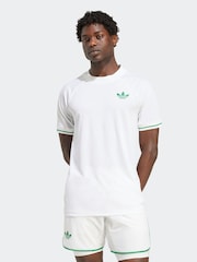 adidas White Tennis Pro Climacool Free Lift T-Shirt - Image 1 of 9