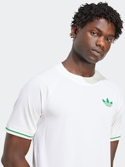adidas White Tennis Pro Climacool Free Lift T-Shirt - Image 4 of 9