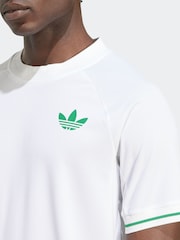adidas White Tennis Pro Climacool Free Lift T-Shirt - Image 5 of 9