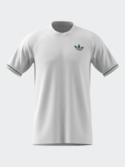 adidas White Tennis Pro Climacool Free Lift T-Shirt - Image 8 of 9