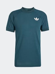adidas Dark Green Tennis Pro Climacool Free Lift T-Shirt - Image 6 of 6