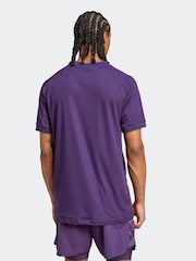 adidas Plum Purple Tennis Pro Climacool Free Lift T-Shirt - Image 2 of 6