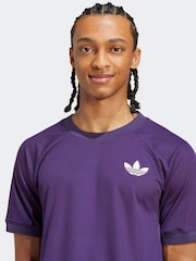 adidas Plum Purple Tennis Pro Climacool Free Lift T-Shirt - Image 3 of 6