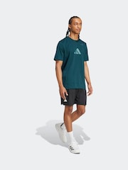 adidas Dark Green Tennis Category Graphic Print T-Shirt - Image 3 of 6