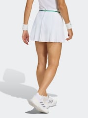 adidas White Tennis Pro Climacool Pleated Skirt - Image 2 of 10