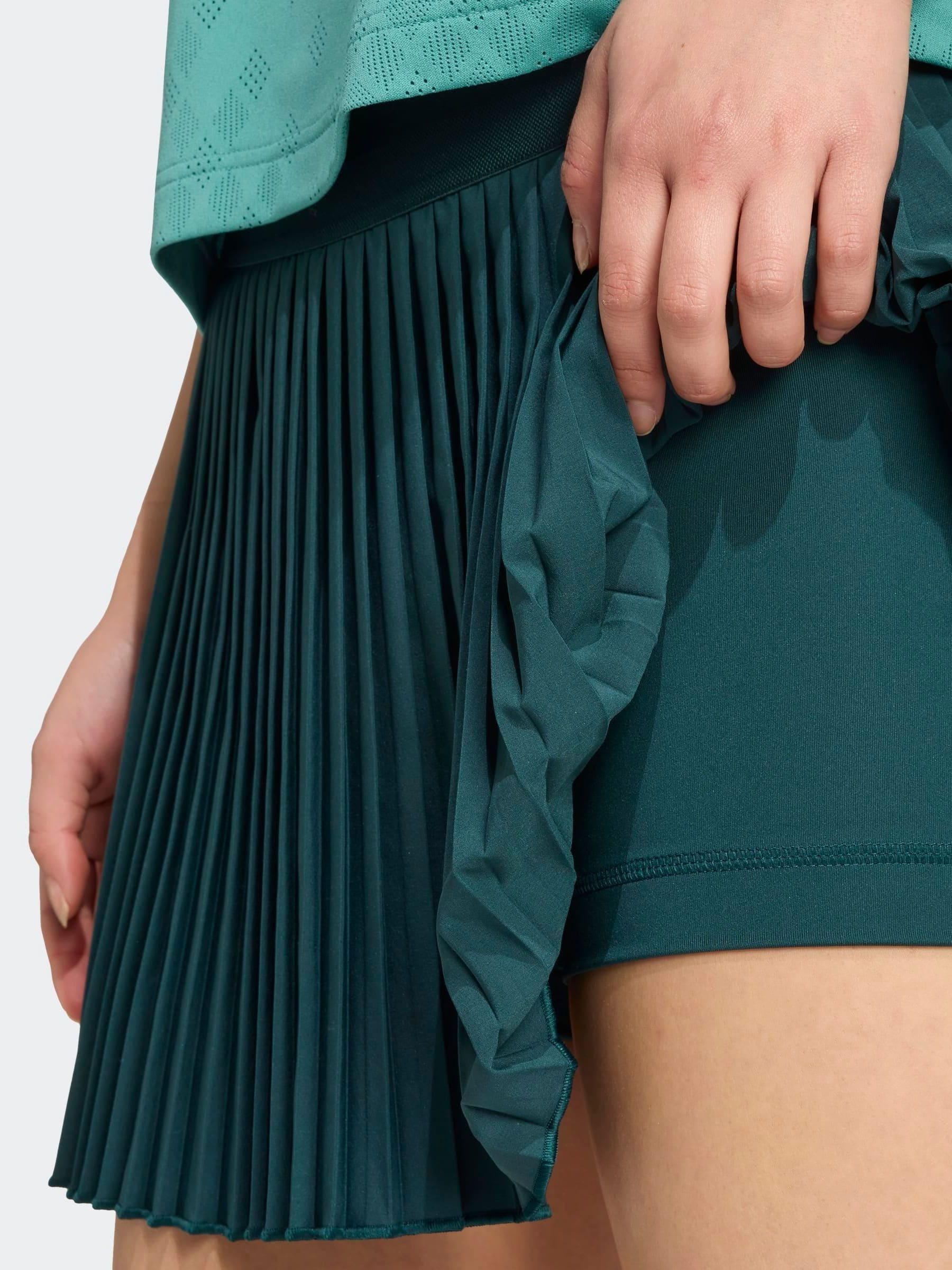 Buy adidas Dark Green Tennis Pro Climacool Pleated Skirt from Next USA