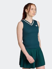 adidas Dark Green Tennis Pro Climacool Tank Top - Image 3 of 6