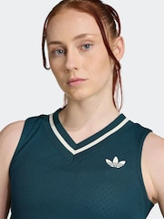 adidas Dark Green Tennis Pro Climacool Tank Top - Image 4 of 6