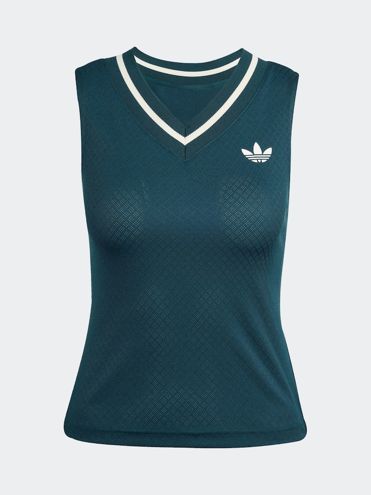 adidas Dark Green Tennis Pro Climacool Tank Top - Image 6 of 6 adidas Dark Green Tennis Pro Climacool Tank Top - Image 6 of 6
