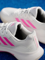adidas White/Pink Gamecourt 2.0 Tennis Shoes - Image 22 of 22