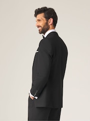 Skopes Black Tailored Fit Ronson Dinner Suit Jacket - Image 4 of 6