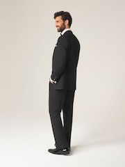 Skopes Black Tailored Fit Ronson Dinner Suit Jacket - Image 5 of 6