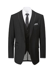 Skopes Black Tailored Fit Ronson Dinner Suit Jacket - Image 6 of 6