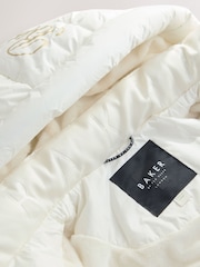 Baker by Ted Baker Cream Padded Pearl Coat - Image 6 of 11