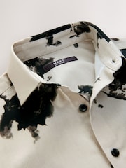 Ecru Floral Short Sleeve Printed Shirt (3-16yrs) - Image 3 of 4