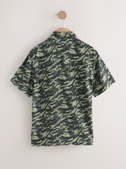 Camouflage Short Sleeve Printed Shirt (3-16yrs) - Image 2 of 4