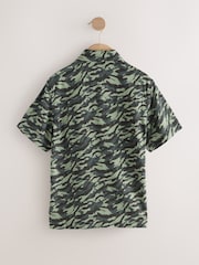 Camouflage Short Sleeve Printed Shirt (3-16yrs) - Image 6 of 8