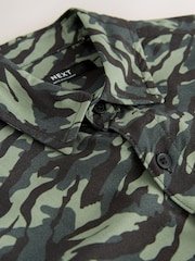 Camouflage Short Sleeve Printed Shirt (3-16yrs) - Image 7 of 8