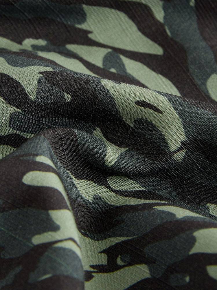 Camouflage Short Sleeve Printed Shirt (3-16yrs) - Image 8 of 8