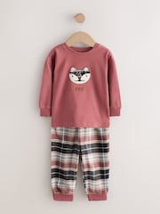 Red/Green Check Woven Bottom Pyjamas 3 Pack (9mths-12yrs) - Image 6 of 10