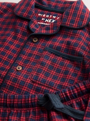 Red/Navy Check Button Down Pyjamas (9mths-10yrs) - Image 7 of 8