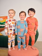 Multi Snuggle Pyjamas 3 Pack (9mths-8yrs) - Image 1 of 9