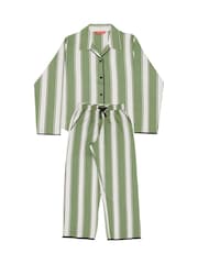Cyberjammies Green Minijammies Printed Long Sleeve Pyjamas Set - Image 4 of 4