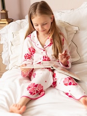 Cyberjammies White Minijammies Printed Long Sleeve Pyjama Set - Image 3 of 4