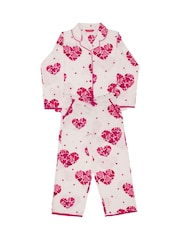 Cyberjammies White Minijammies Printed Long Sleeve Pyjama Set - Image 4 of 4
