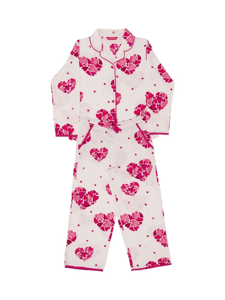 Cyberjammies White Minijammies Printed Long Sleeve Pyjama Set - Image 4 of 4