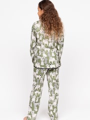 Cyberjammies Green Minijammies Printed Long Sleeve Pyjamas Set - Image 2 of 4