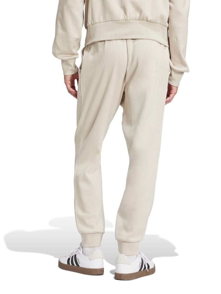 adidas Grey Light Essentials Feelcozy Fleece Joggers - Image 2 of 6 adidas Grey Light Essentials Feelcozy Fleece Joggers - Image 2 of 6