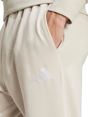 adidas Grey Essentials Feelcozy Fleece Joggers - Image 4 of 6