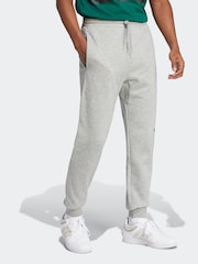 adidas Grey Essentials Big Logo Cuffed Fleece Joggers - Image 3 of 6