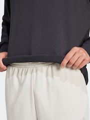 adidas Black Loose Fit Essentials 3 Bar Logo Sweatshirt - Image 5 of 6