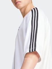 adidas Originals White/Black Oversized T-Shirt - Image 6 of 7