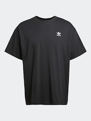 adidas Originals Black Oversized Trefoil Essentials T-Shirt - Image 6 of 6