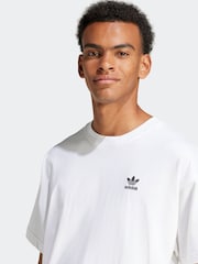 adidas Originals White Oversized Trefoil Essentials T-Shirt - Image 4 of 6