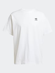 adidas Originals White Oversized Trefoil Essentials T-Shirt - Image 6 of 6