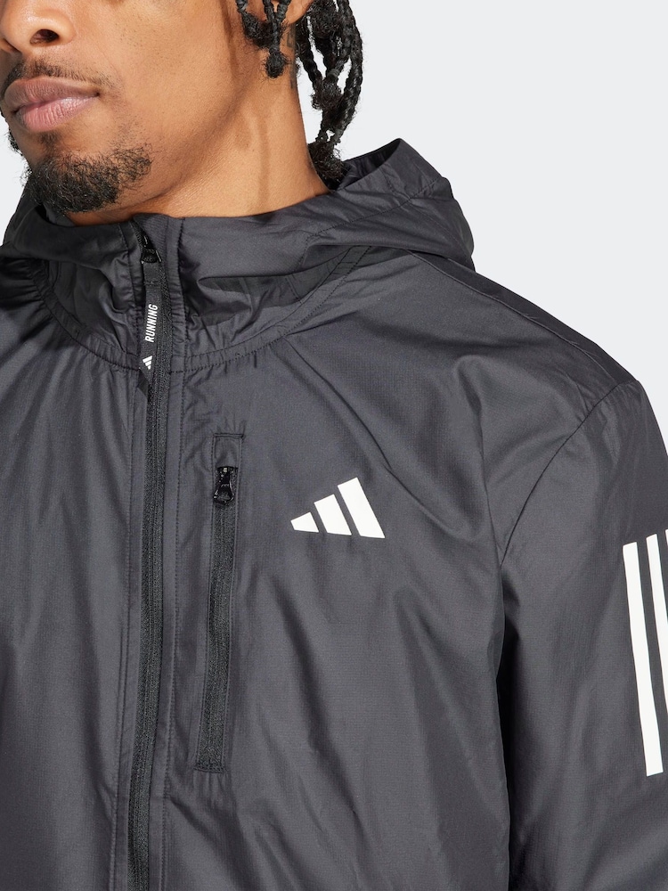 adidas Black Own The Run Jacket - Image 2 of 8